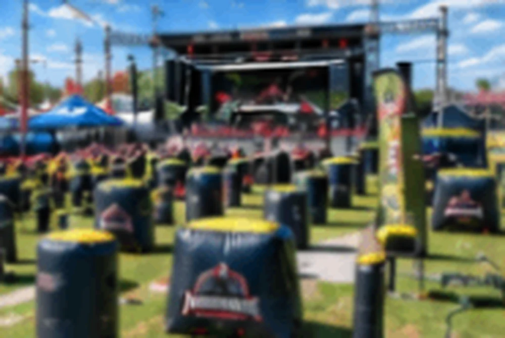 Large outdoor laser tag event field for the Enterprise Package